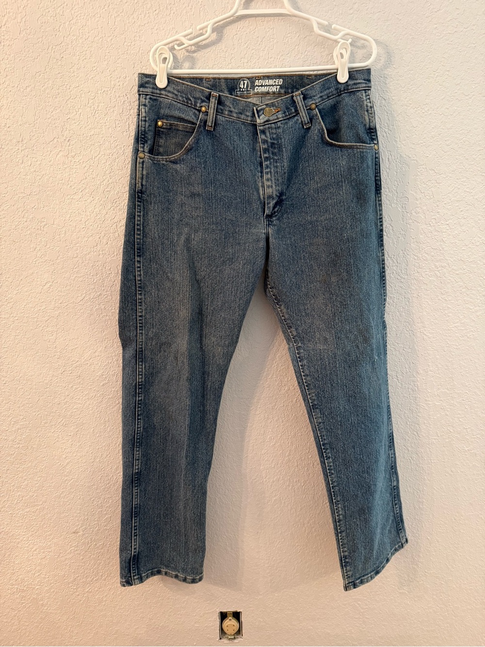 47 Men's Relaxed Fit Denim Jeans - Blue